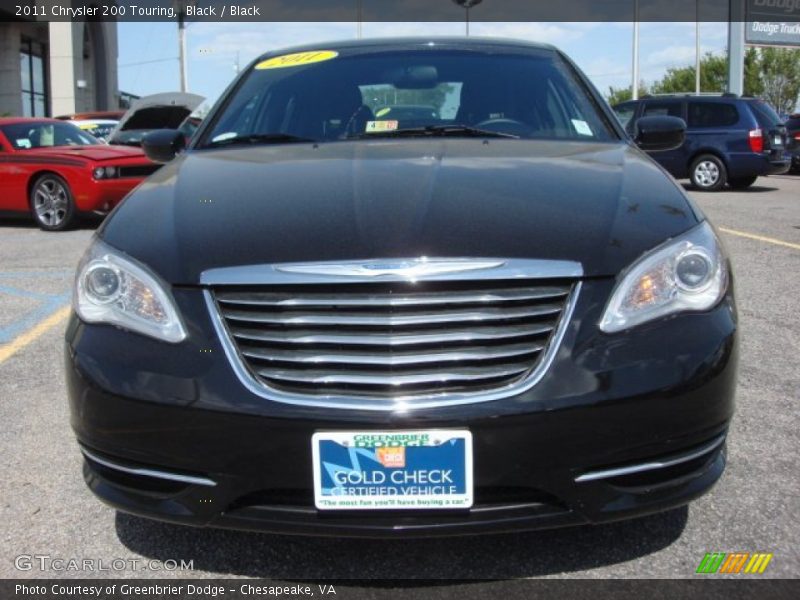 Black / Black 2011 Chrysler 200 Touring