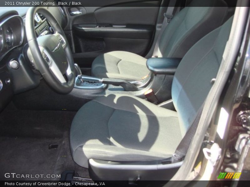 Black / Black 2011 Chrysler 200 Touring
