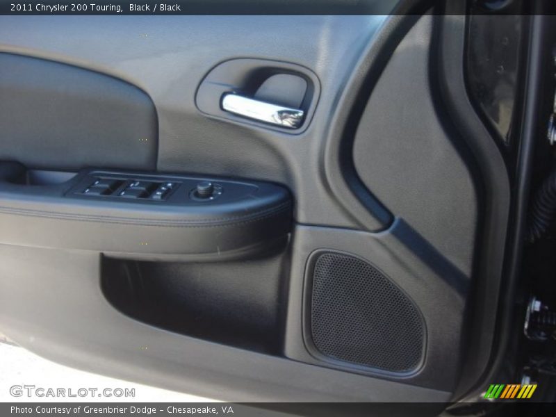 Black / Black 2011 Chrysler 200 Touring