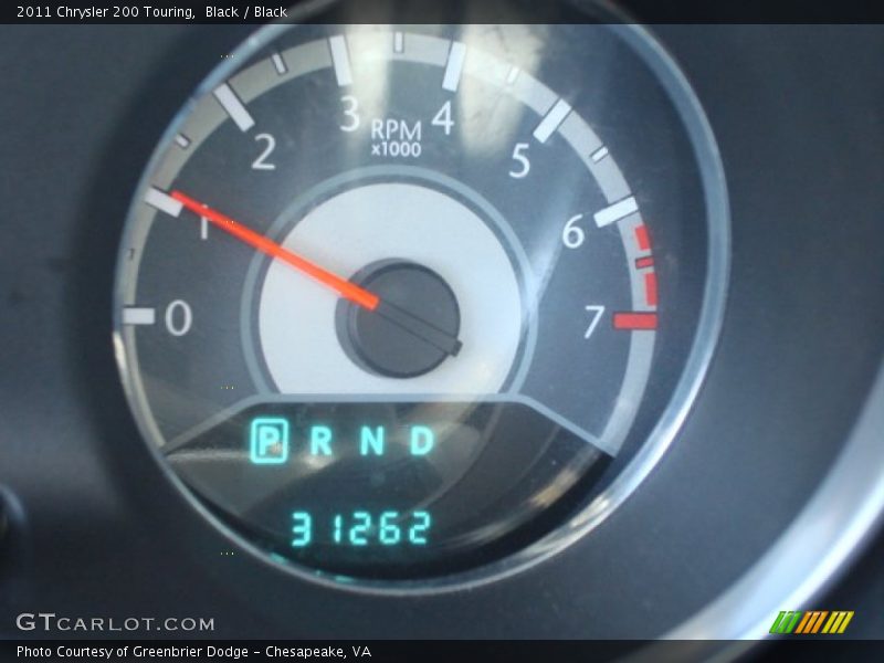 Black / Black 2011 Chrysler 200 Touring