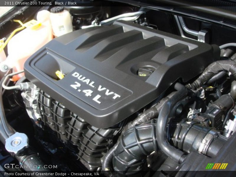 Black / Black 2011 Chrysler 200 Touring