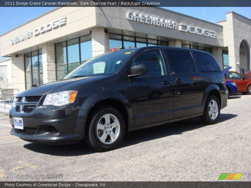Dark Charcoal Pearl / Black/Light Graystone 2011 Dodge Grand Caravan Mainstreet