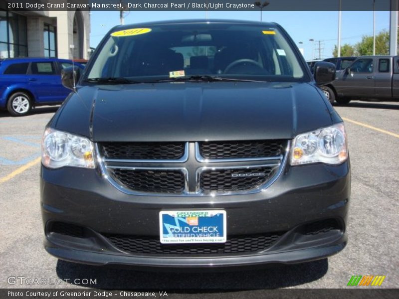 Dark Charcoal Pearl / Black/Light Graystone 2011 Dodge Grand Caravan Mainstreet