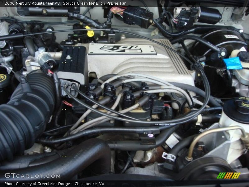  2000 Mountaineer V8 Engine - 5.0 Liter OHV 16-Valve V8