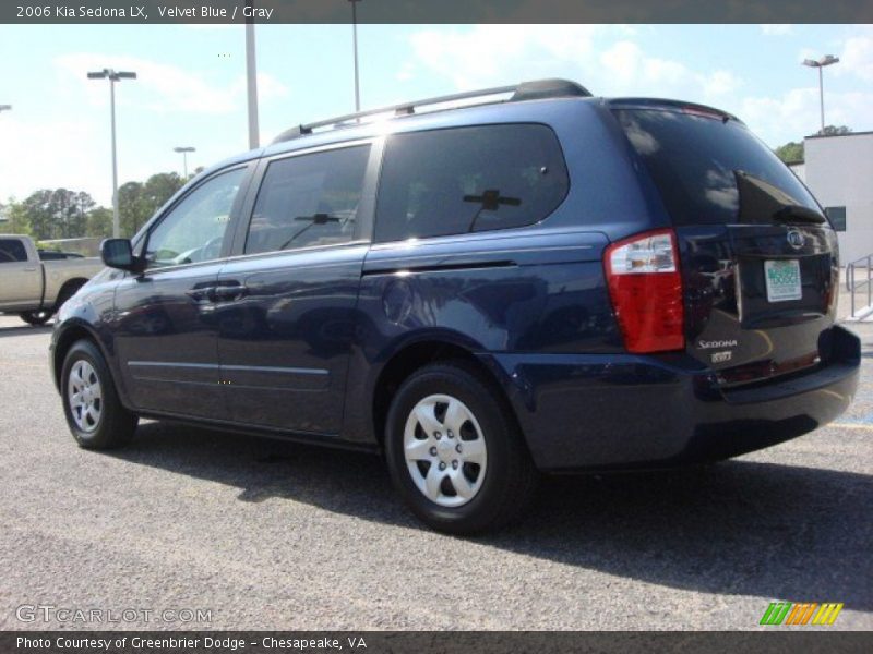 Velvet Blue / Gray 2006 Kia Sedona LX