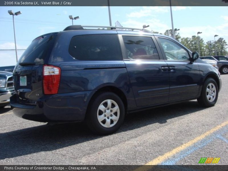 Velvet Blue / Gray 2006 Kia Sedona LX