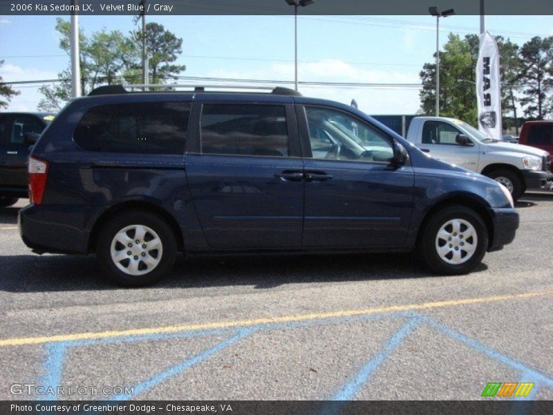 Velvet Blue / Gray 2006 Kia Sedona LX