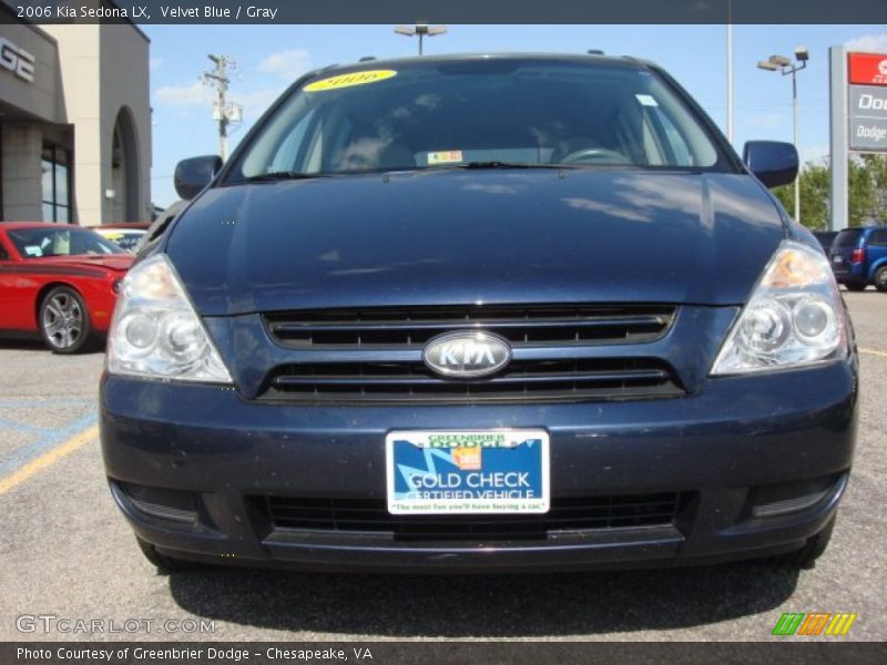 Velvet Blue / Gray 2006 Kia Sedona LX