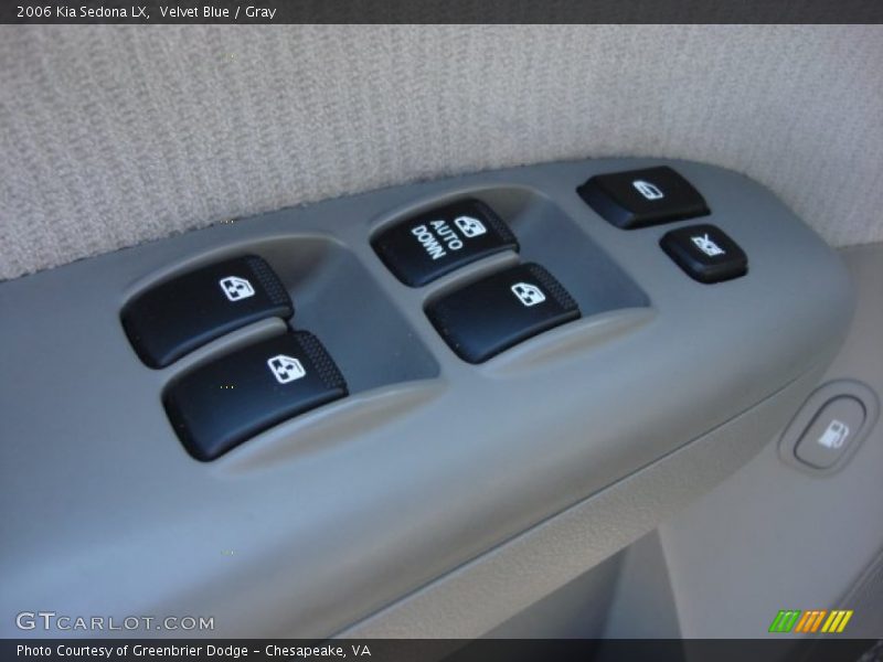 Velvet Blue / Gray 2006 Kia Sedona LX