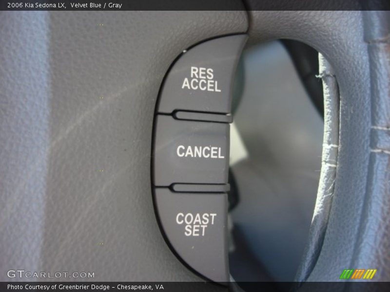 Velvet Blue / Gray 2006 Kia Sedona LX