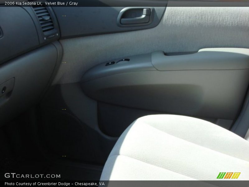 Velvet Blue / Gray 2006 Kia Sedona LX