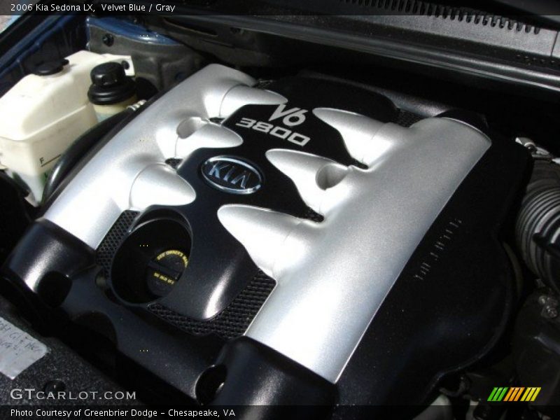 Velvet Blue / Gray 2006 Kia Sedona LX