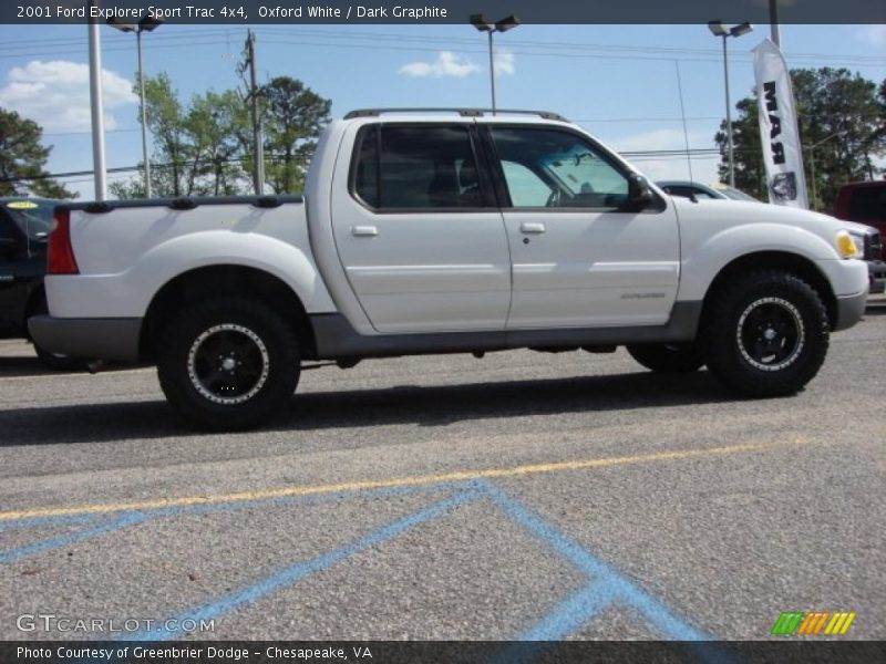 Oxford White / Dark Graphite 2001 Ford Explorer Sport Trac 4x4