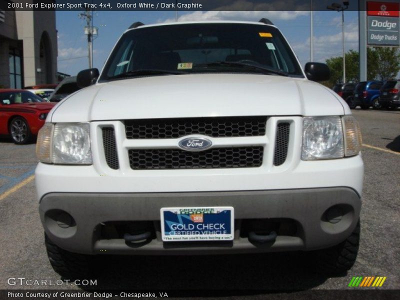 Oxford White / Dark Graphite 2001 Ford Explorer Sport Trac 4x4