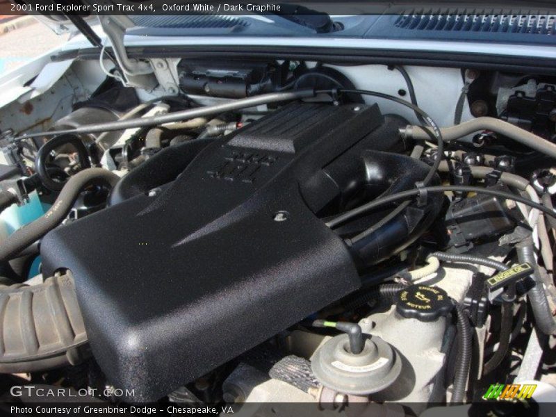 Oxford White / Dark Graphite 2001 Ford Explorer Sport Trac 4x4