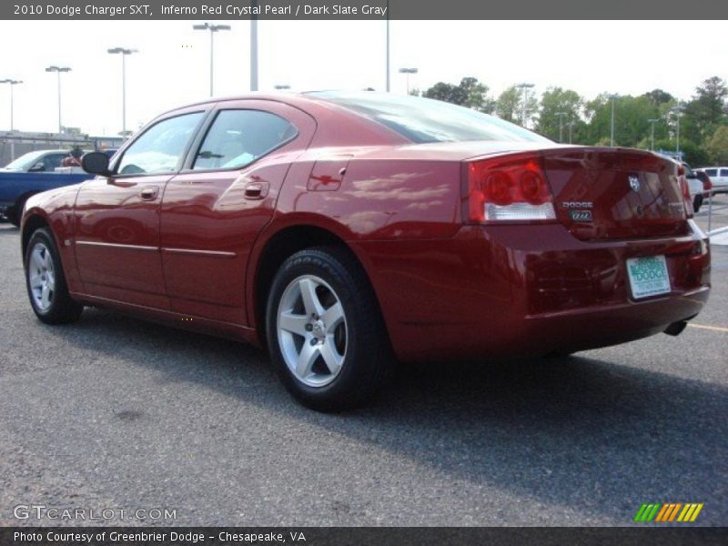 Inferno Red Crystal Pearl / Dark Slate Gray 2010 Dodge Charger SXT