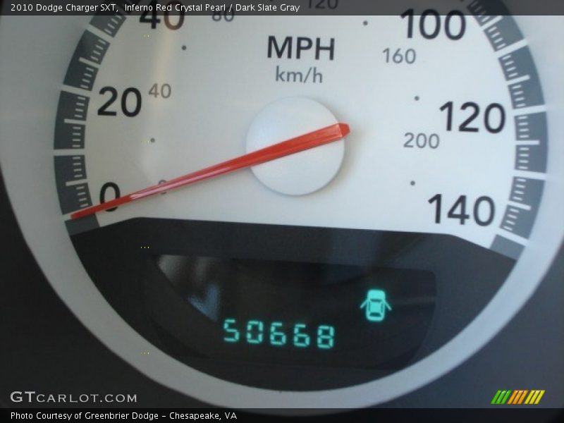 Inferno Red Crystal Pearl / Dark Slate Gray 2010 Dodge Charger SXT