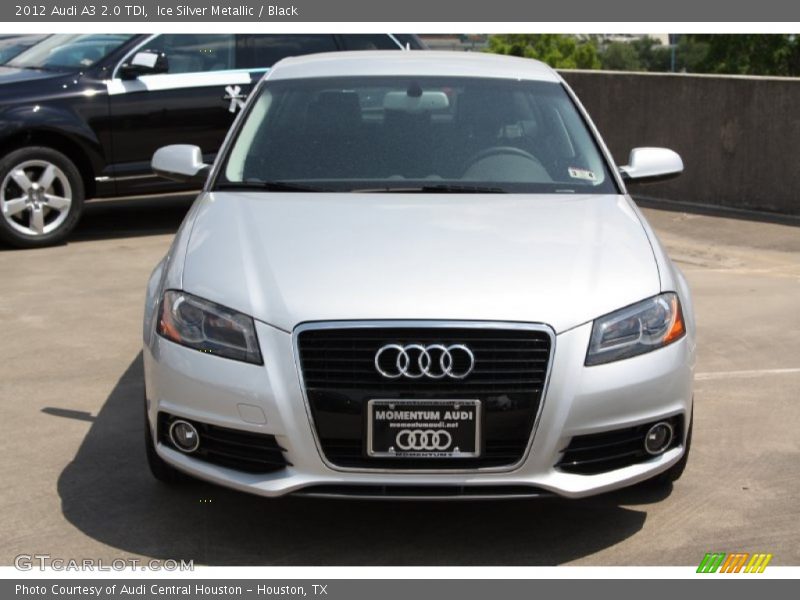Ice Silver Metallic / Black 2012 Audi A3 2.0 TDI