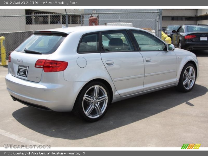 Ice Silver Metallic / Black 2012 Audi A3 2.0 TDI