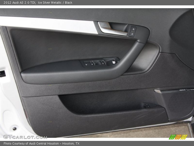 Ice Silver Metallic / Black 2012 Audi A3 2.0 TDI