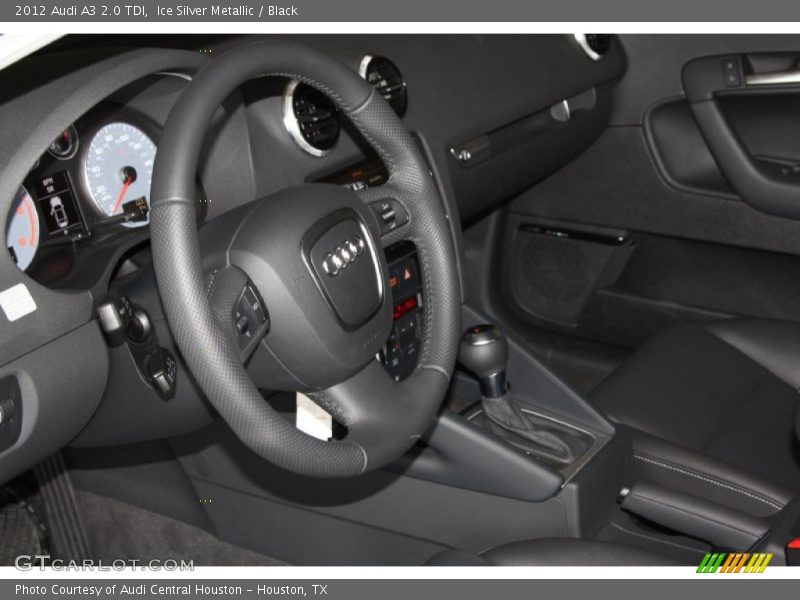 Ice Silver Metallic / Black 2012 Audi A3 2.0 TDI