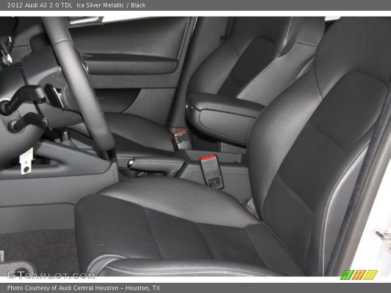Ice Silver Metallic / Black 2012 Audi A3 2.0 TDI
