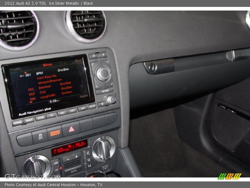 Ice Silver Metallic / Black 2012 Audi A3 2.0 TDI