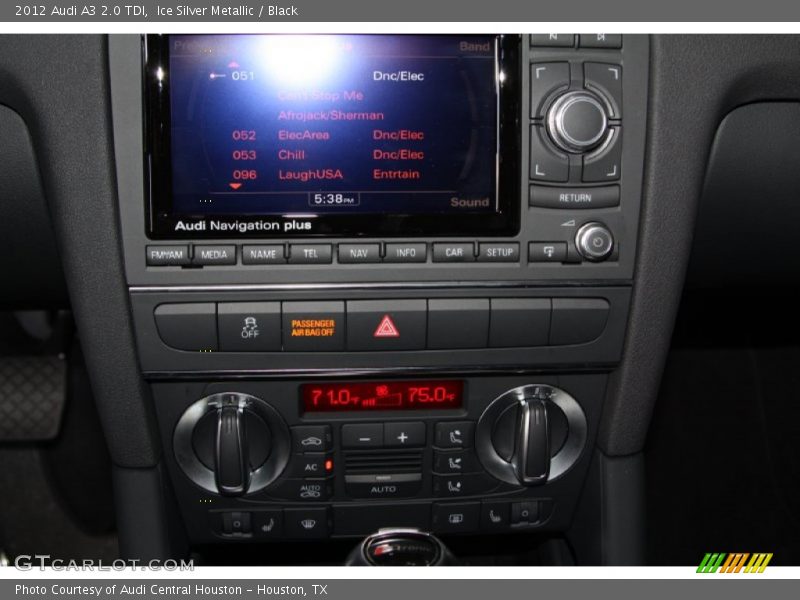 Ice Silver Metallic / Black 2012 Audi A3 2.0 TDI