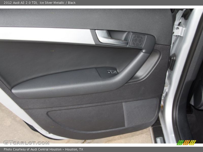 Ice Silver Metallic / Black 2012 Audi A3 2.0 TDI