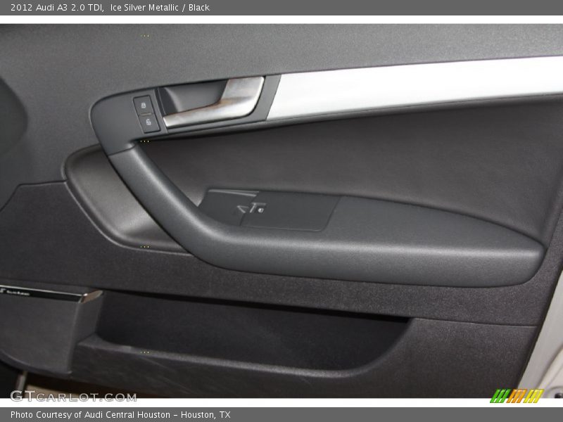 Ice Silver Metallic / Black 2012 Audi A3 2.0 TDI