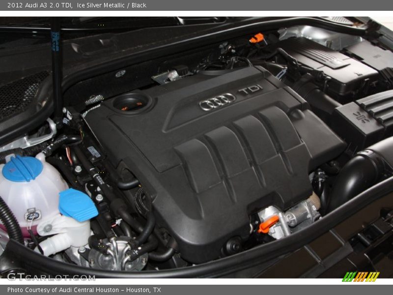 Ice Silver Metallic / Black 2012 Audi A3 2.0 TDI