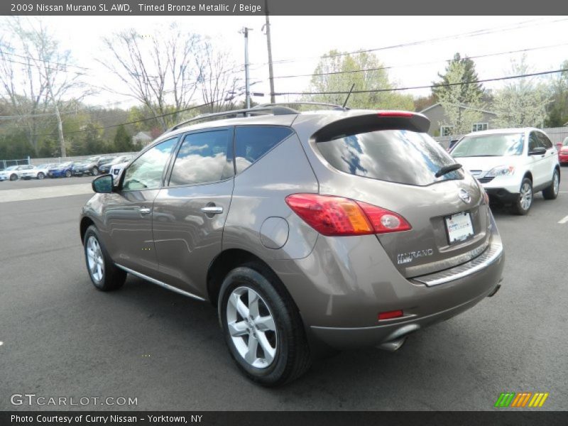 Tinted Bronze Metallic / Beige 2009 Nissan Murano SL AWD