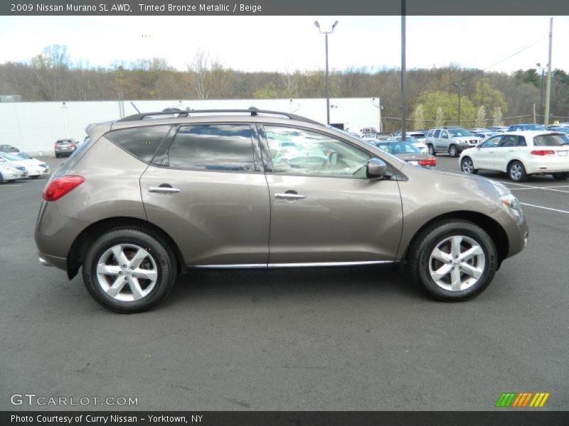 Tinted Bronze Metallic / Beige 2009 Nissan Murano SL AWD