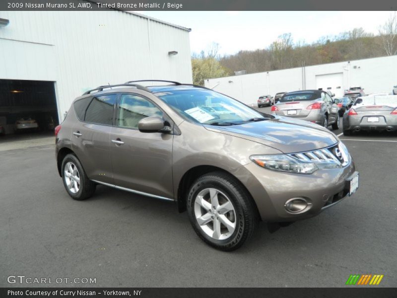 Tinted Bronze Metallic / Beige 2009 Nissan Murano SL AWD