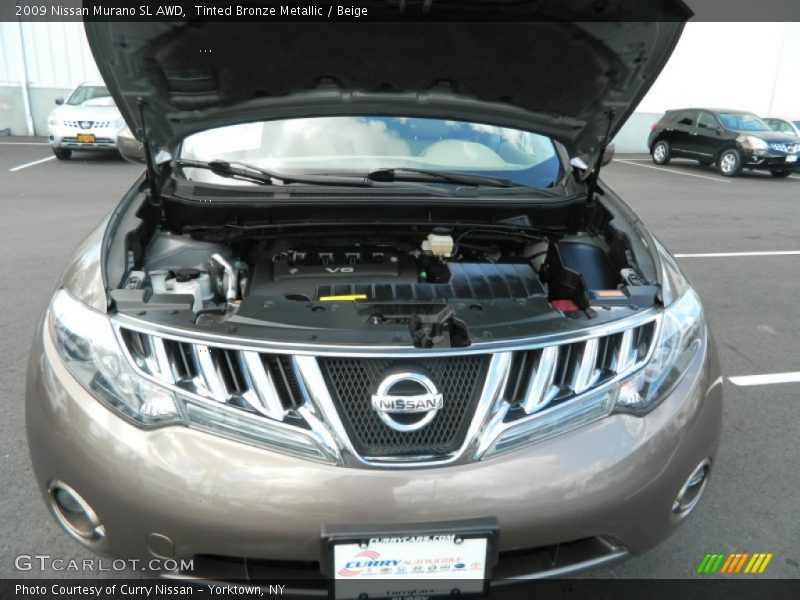 Tinted Bronze Metallic / Beige 2009 Nissan Murano SL AWD