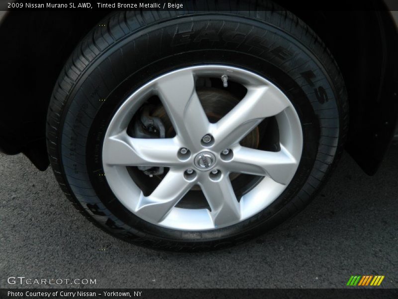 Tinted Bronze Metallic / Beige 2009 Nissan Murano SL AWD
