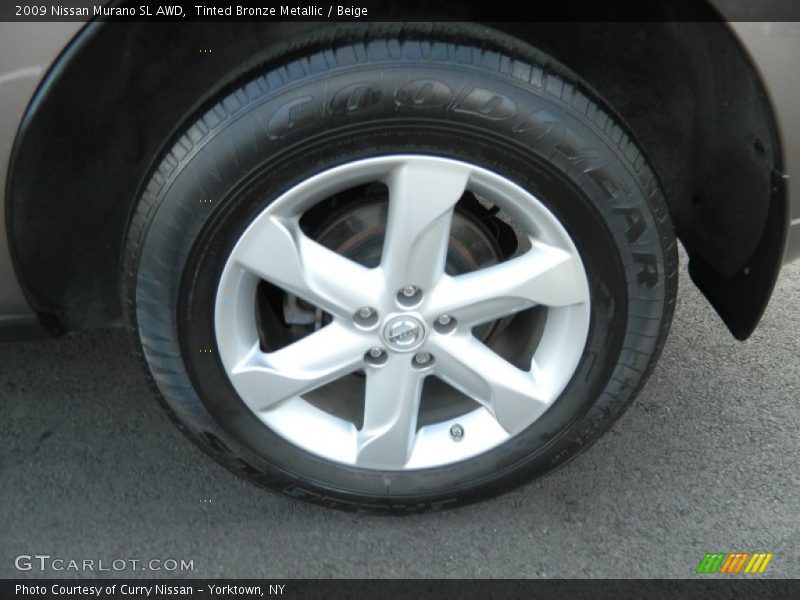 Tinted Bronze Metallic / Beige 2009 Nissan Murano SL AWD