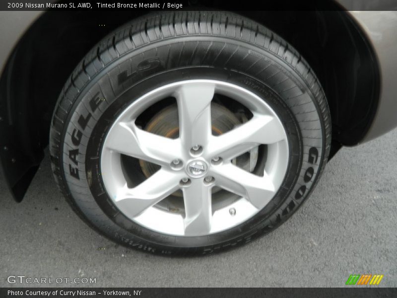 Tinted Bronze Metallic / Beige 2009 Nissan Murano SL AWD