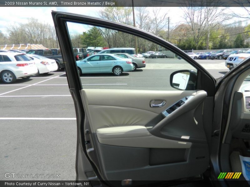Tinted Bronze Metallic / Beige 2009 Nissan Murano SL AWD