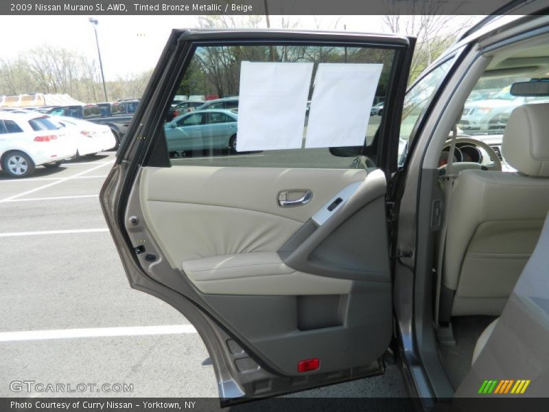 Tinted Bronze Metallic / Beige 2009 Nissan Murano SL AWD