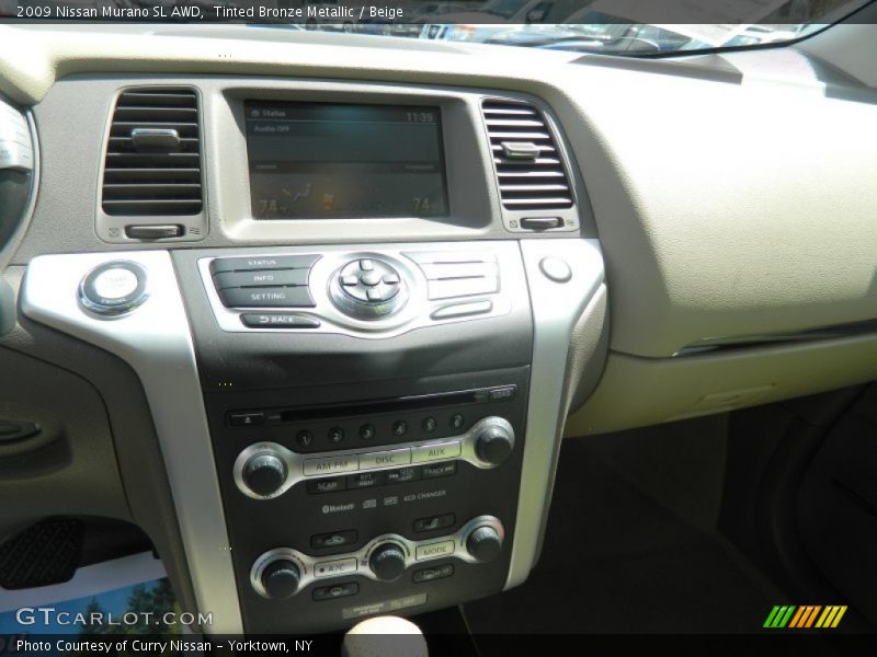 Tinted Bronze Metallic / Beige 2009 Nissan Murano SL AWD