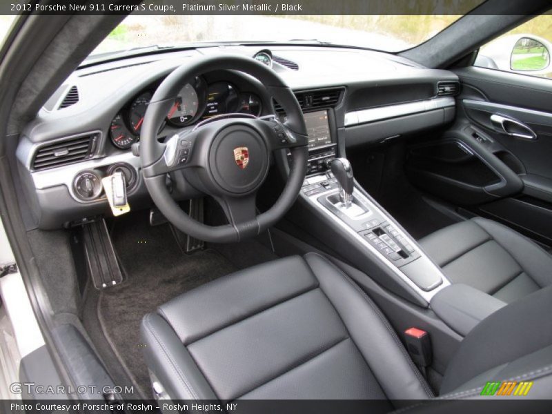  2012 New 911 Carrera S Coupe Black Interior