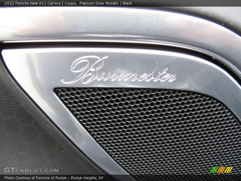 Platinum Silver Metallic / Black 2012 Porsche New 911 Carrera S Coupe