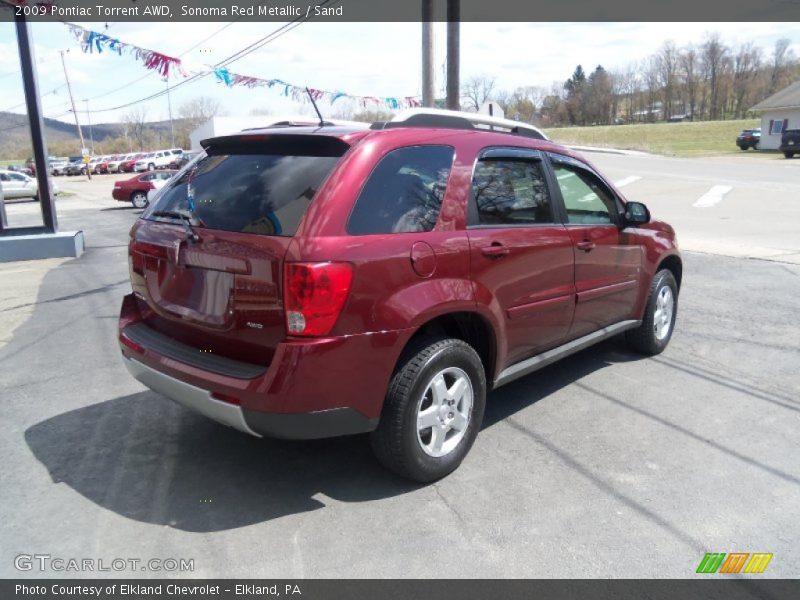 Sonoma Red Metallic / Sand 2009 Pontiac Torrent AWD