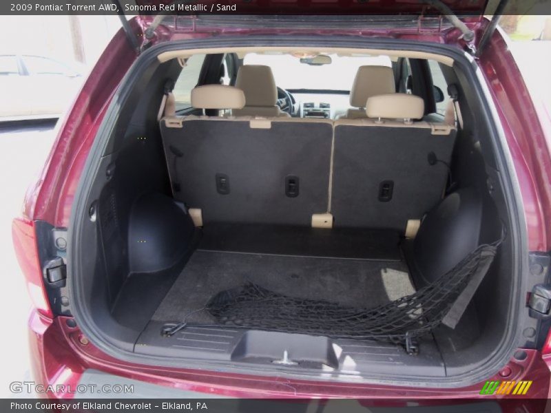 Sonoma Red Metallic / Sand 2009 Pontiac Torrent AWD