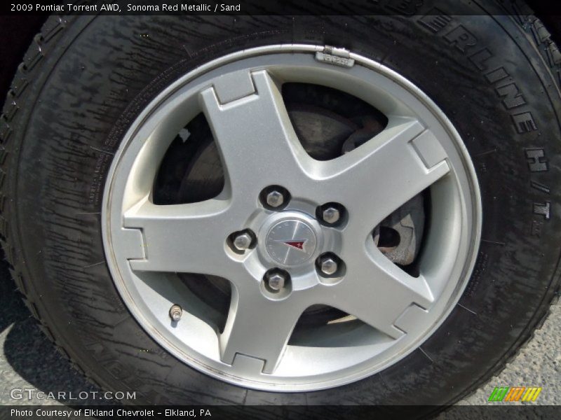 Sonoma Red Metallic / Sand 2009 Pontiac Torrent AWD