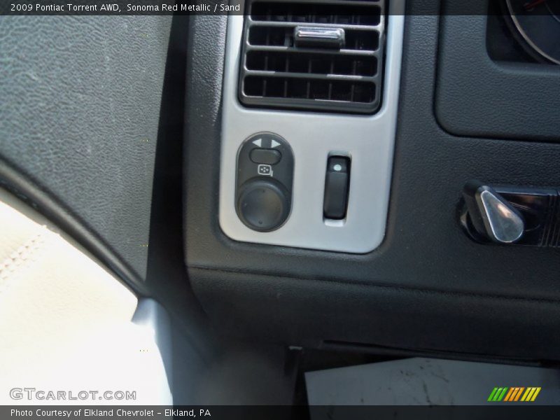 Sonoma Red Metallic / Sand 2009 Pontiac Torrent AWD
