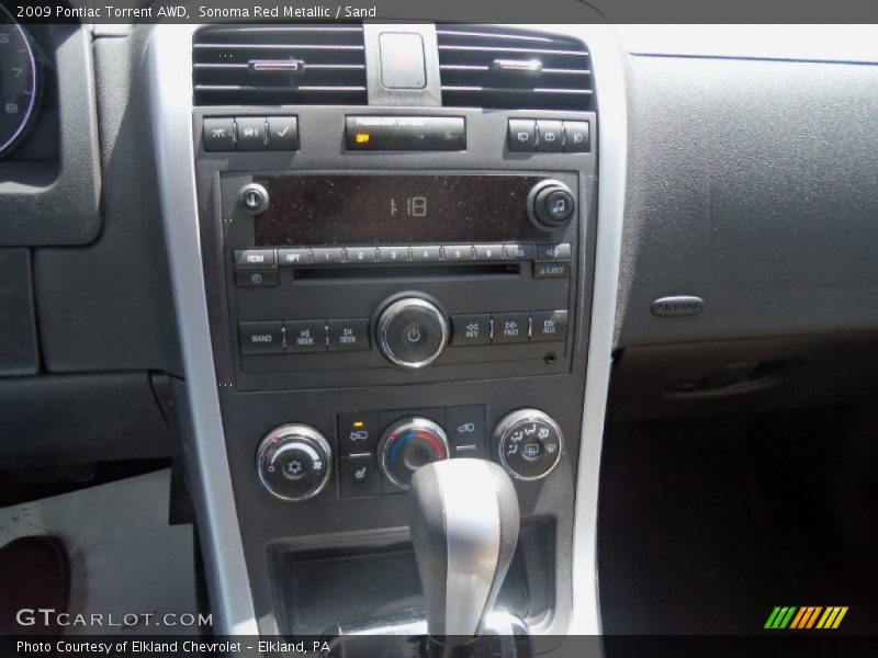 Sonoma Red Metallic / Sand 2009 Pontiac Torrent AWD