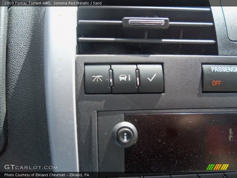 Sonoma Red Metallic / Sand 2009 Pontiac Torrent AWD