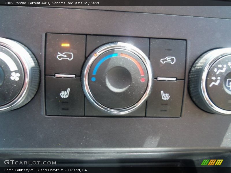 Sonoma Red Metallic / Sand 2009 Pontiac Torrent AWD